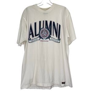 Vintage Jansports Vermont Trinity College Alumni white t-shirt Unisex XL